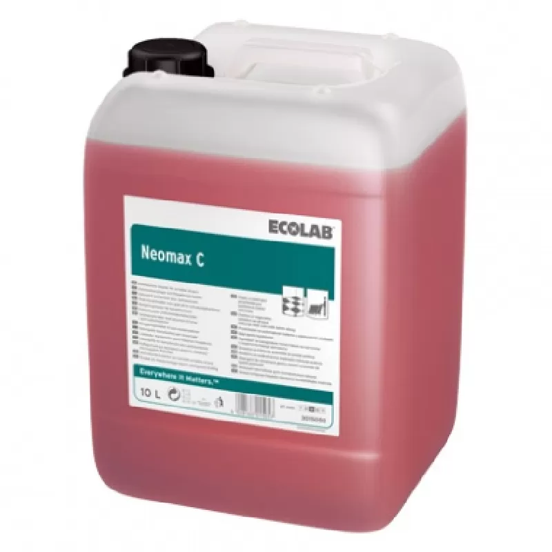Фото товара: Ecolab Neomax C слабощелочное низкопенное моющее средство с полимерами, 10 л