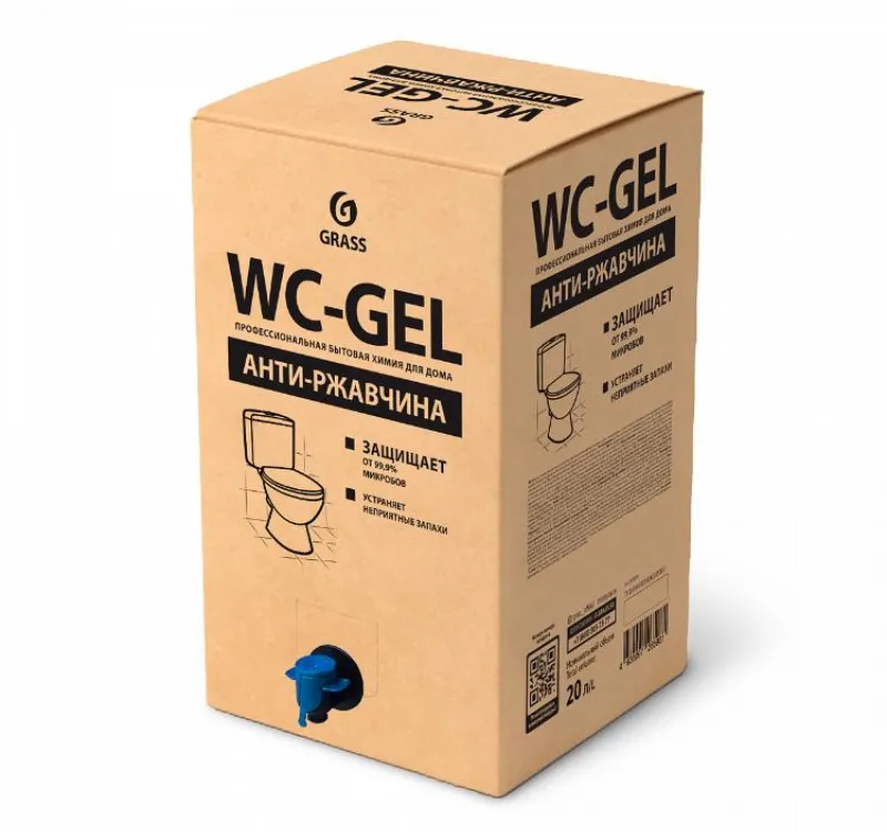 Фото товара: Средство для чистки сантехники «WC-gel», bag-in-box 20,8 кг