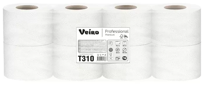 Фото товара: Veiro Professional Туалетная бумага Premium, 2 сл, 140 л, 16.2 м, белая