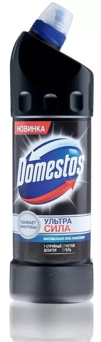 Фото товара: ДОМЕСТОС 1л ср-во д/чистки унитаза ЭКСПЕРТ СИЛА 7, «Ультра Сила» 1/12