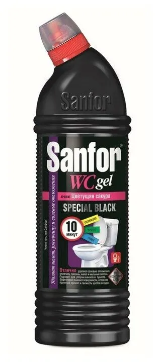 Фото товара: «Sanfor WС гель» Speсial black, 1000 г