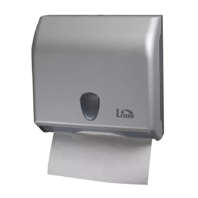 Фото товара: Lime Диспенсер для полотенец V-укладки Mini 29х12х29.5 см серый