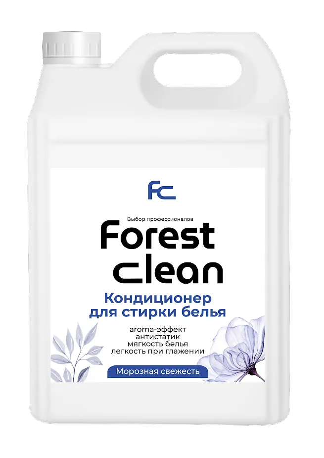 Фото товара: Forest Clean Кондиционер для стирки белья “Морозная свежесть” 5л.