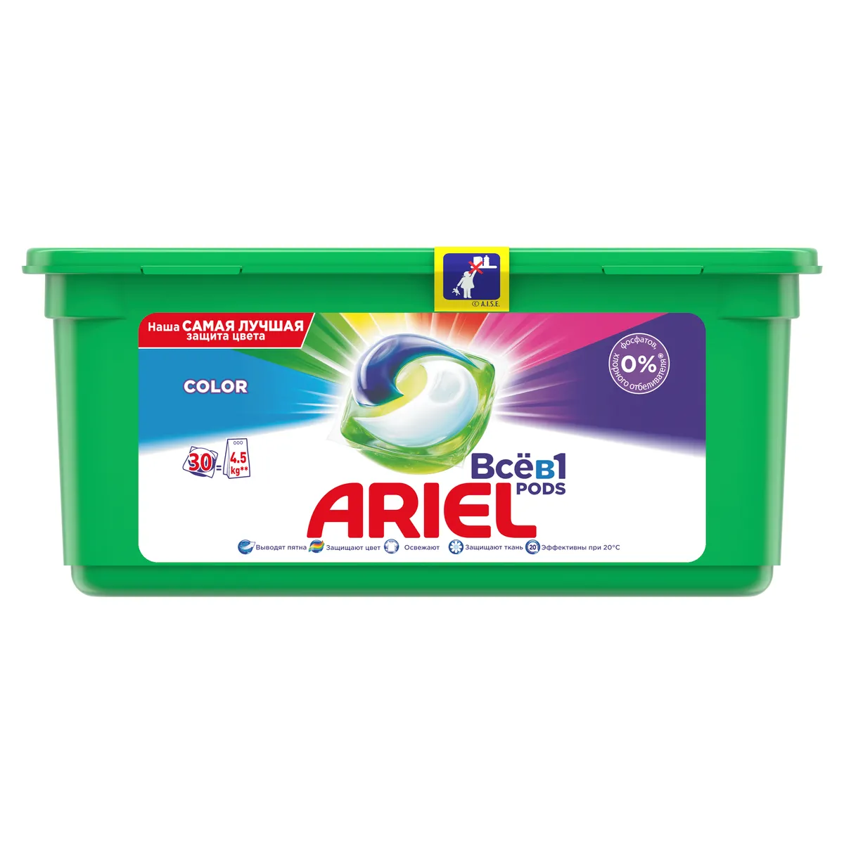 Фото товара: Ariel автомат Гель в капсулах Color, 30 шт.×22,8 г