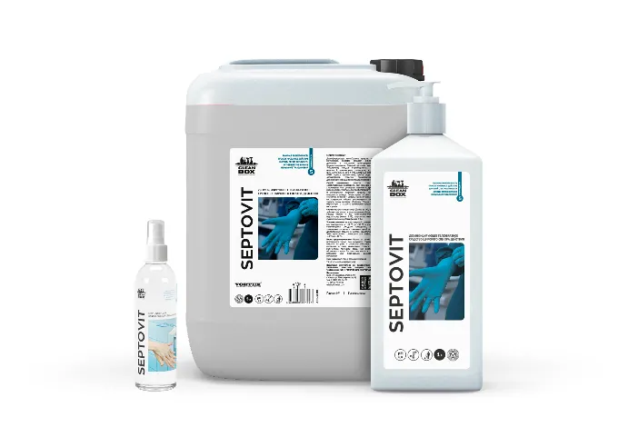 Фото товара: Дезинфицирующее гелеобразное средство CleanBox Professional SEPTOVIT GEL, 5 л