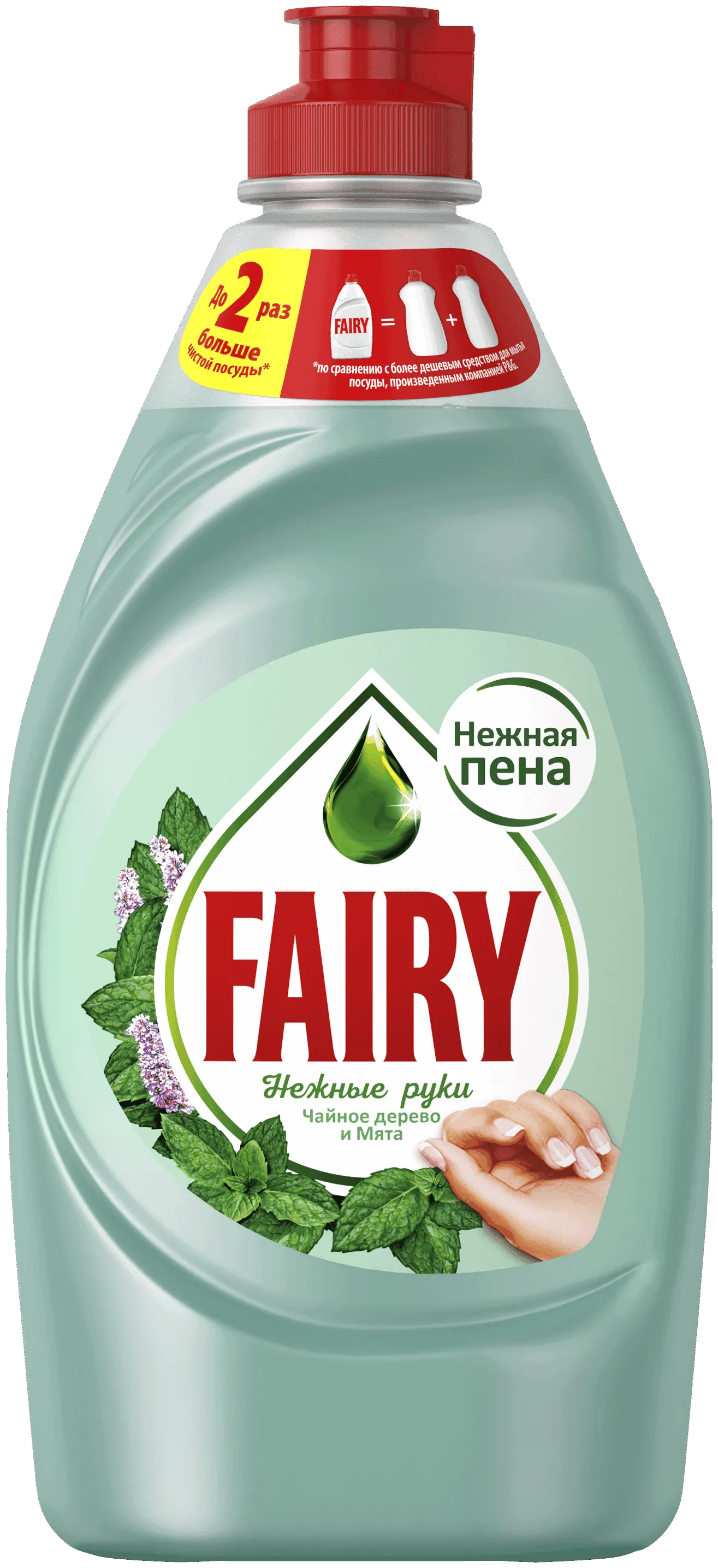 Фото товара: Fairy Окси Нежные руки Чайное дерево и Мята, 900 мл