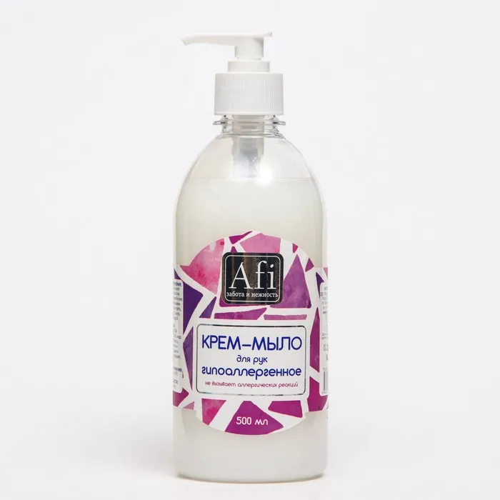 Фото товара: Крем-мыло гипоаллергенное IPC AFI SOAP, 500 мл