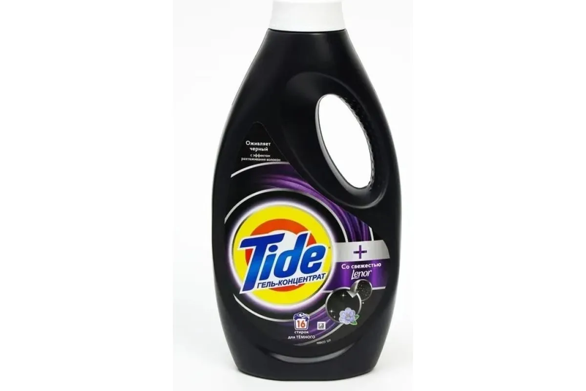 Фото товара: Tide жидкий Black cо свежестью Lenor 1,04 л