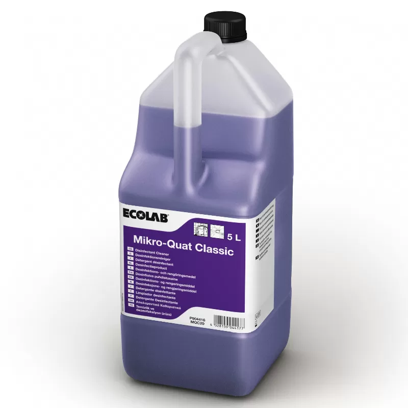 Фото товара: Ecolab Mikro-Quat Classic дезинфицирующее средство с моющим эффектом для полов, стен и оборудования