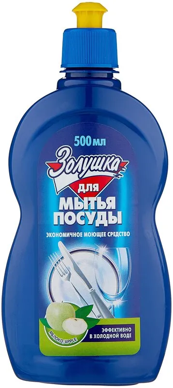 Фото товара: Золушка для мытья посуды Яблоко, 0.5 л