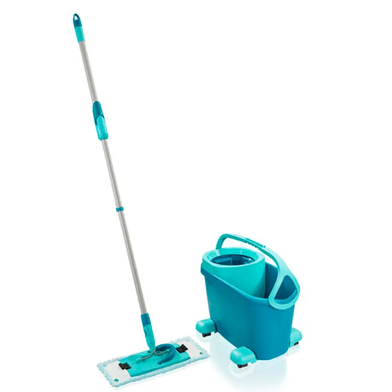 Фото товара: Комплект для влажной уборки Leifheit Clean Twist M Ergo швабра и ведро на колесиках