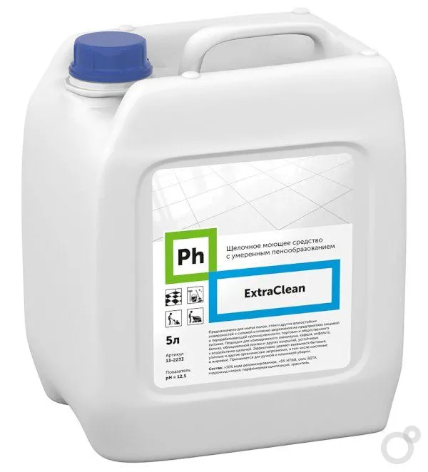 Фото товара: Ph ExtraClean Средство для мытья полов, 5 л