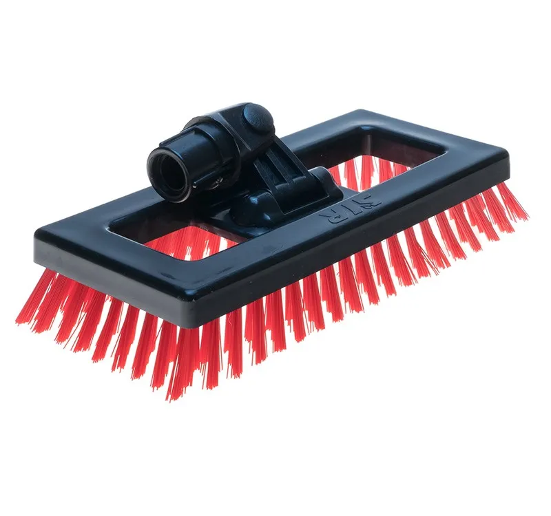Фото товара: Щетка-скраб SYR Deck Scrubber 24 см на шарнире для плитки крепл. Interchange красная
