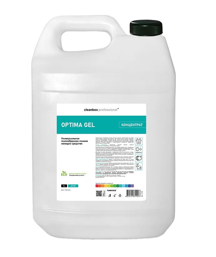 Фото товара: Универсальное гелеобразное пенное моющее средство CleanBox Professional OPTIMA GEL, 5 л