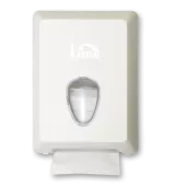 Фото товара: Lime диспенсер для листовой туалетной бумаги V укладки покрытие Soft touch 30.7х13.3х15.8 см