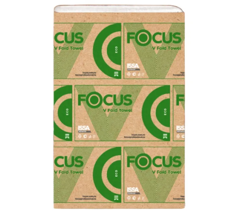 Фото товара: Полотенце бумажное Focus V-слож. 1-сл. 250 л./упак. (5083742) (15 шт.)
