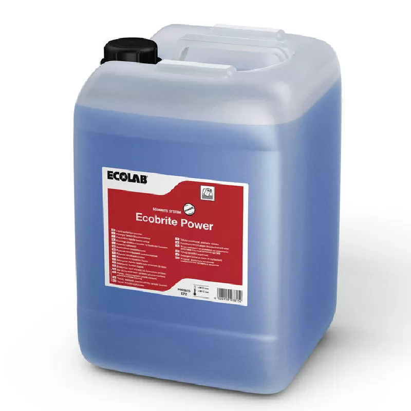 Фото товара: Ecolab Ecobrite Power жидкий усилитель для стирки белья на основе поверхностно-активных веществ