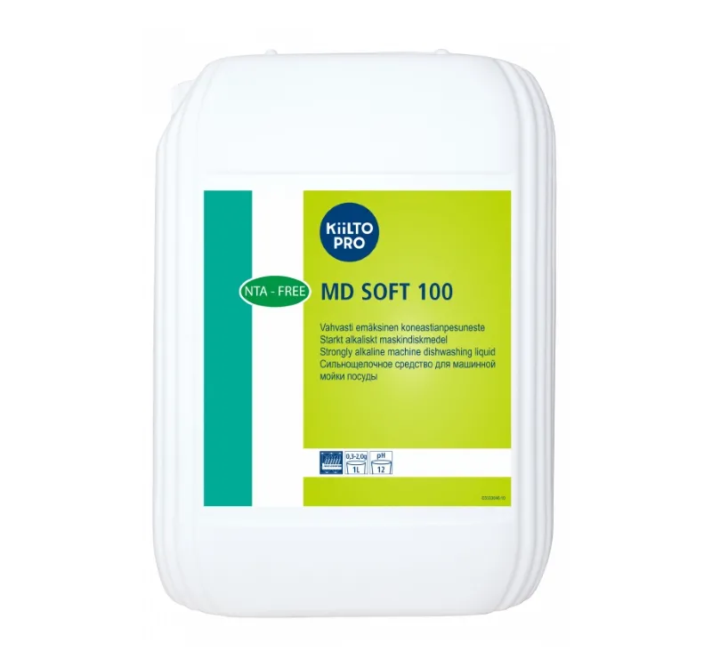 Фото товара: Средство для ПММ 10л Kiilto MD1 SOFT 100 сильнощелочное