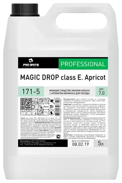 Фото товара: Magic Drop class E. Apricot средство эконом-класса с ароматом абрикоса для мойки посуды