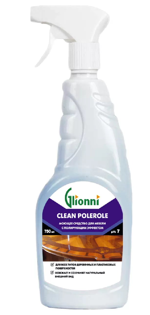 Фото товара: Ekokemika Clean Polerolle универсальное низкопенное нейтральное  моющие средство с полирующим эффектом, 0.75 л