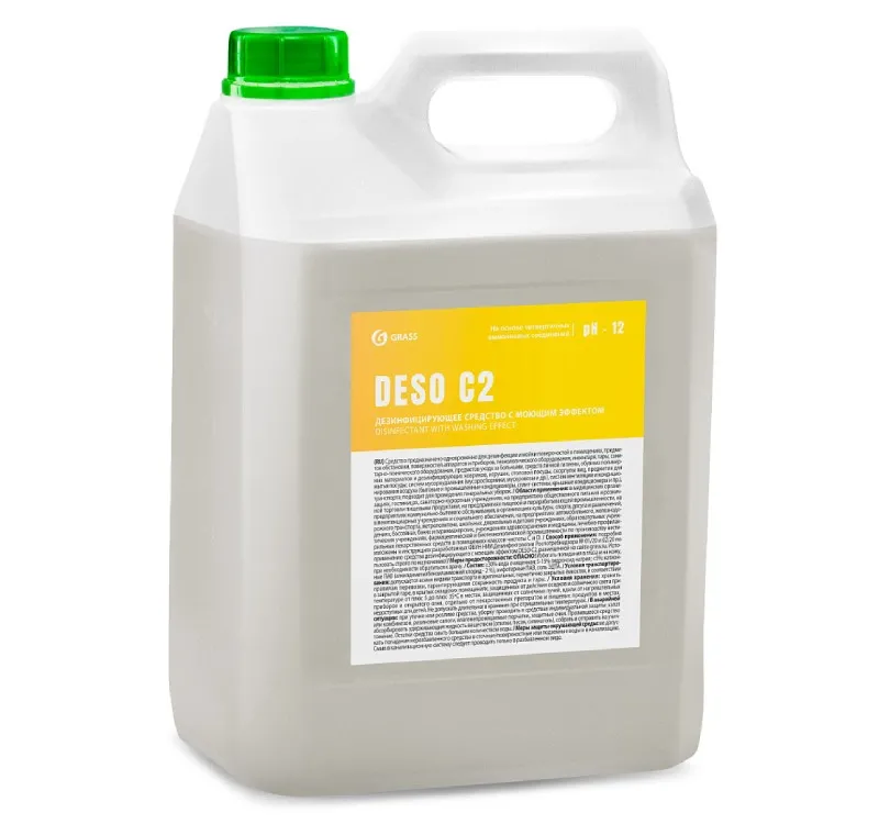 Фото товара: Средство для дезинфекции  5л Grass DESO C2 (550066)