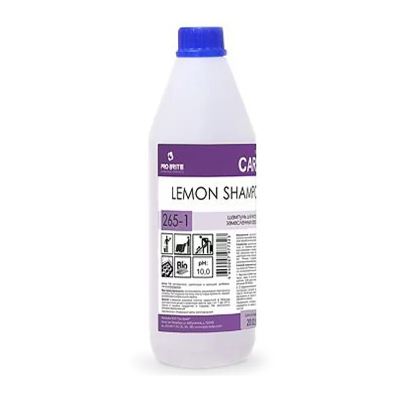 Фото товара: Pro-brite Lemon Shampoo шампунь для чистки замасленных ковров, 1 л